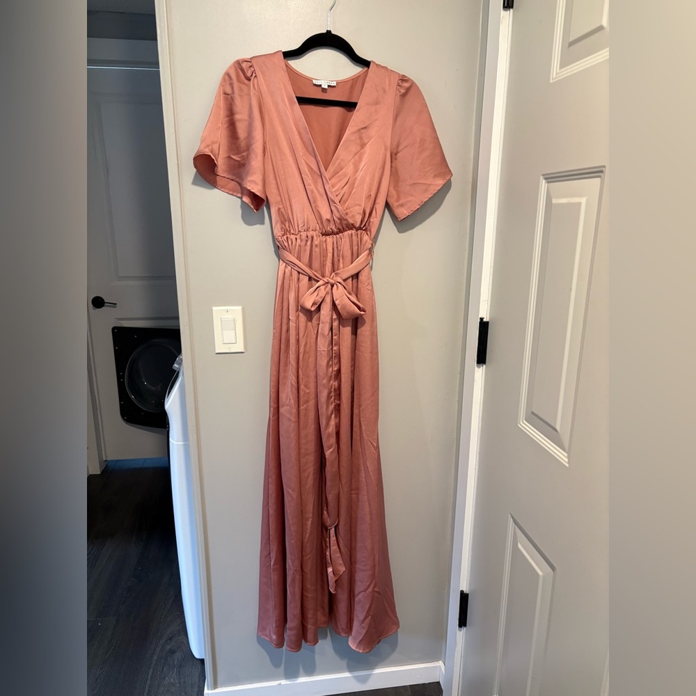 Baltic Born Blush Maxi Wrap Dress
